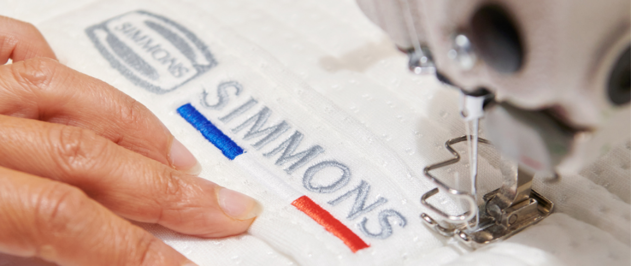 Lit matelas Simmons